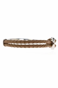 FERRAGAMO SILVER Bracelet with logo