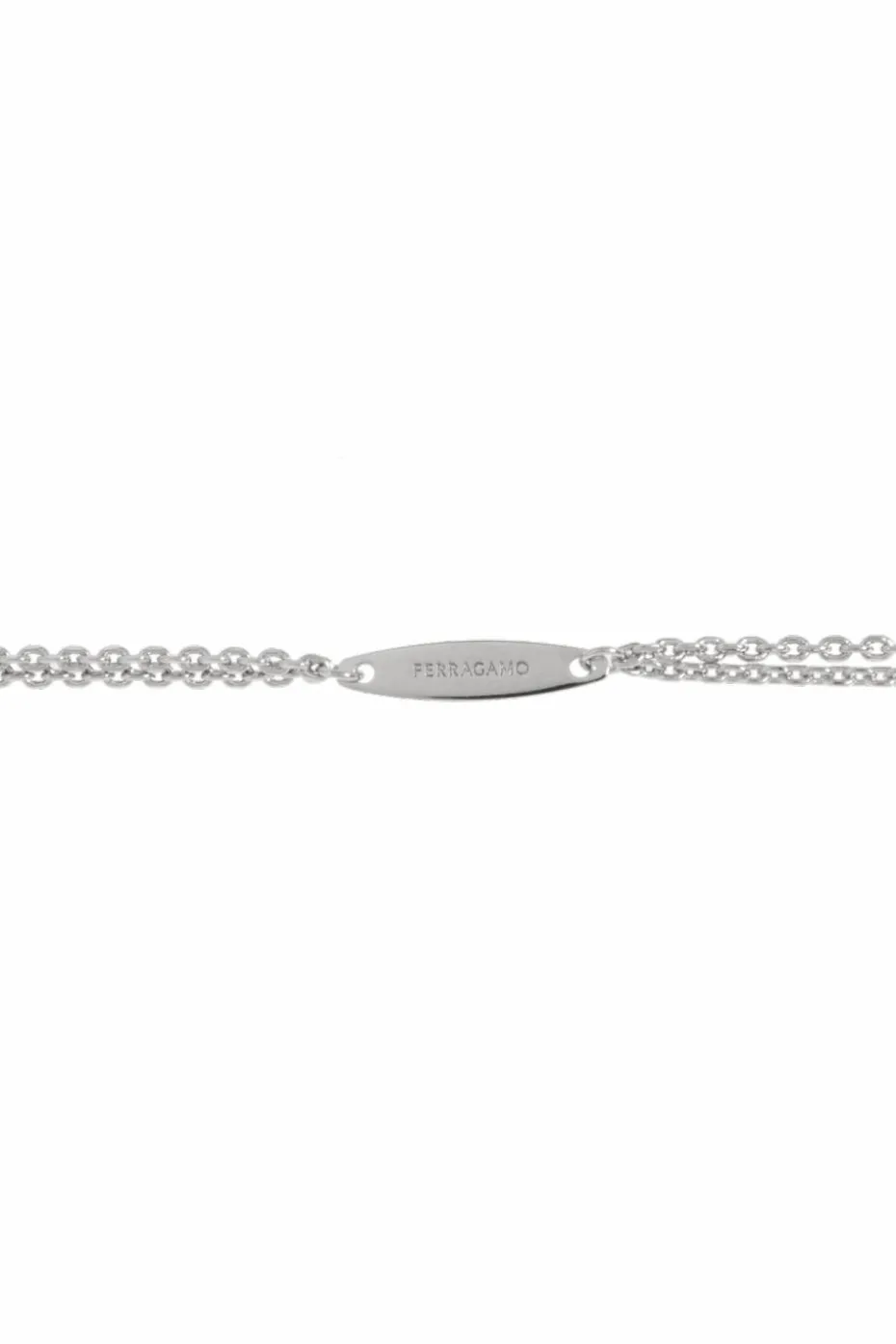 FERRAGAMO SILVER Brass Necklace