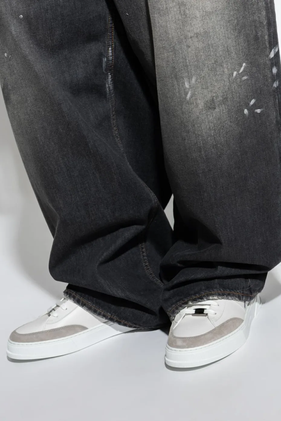FERRAGAMO WHITE Sports shoes "Alaska"