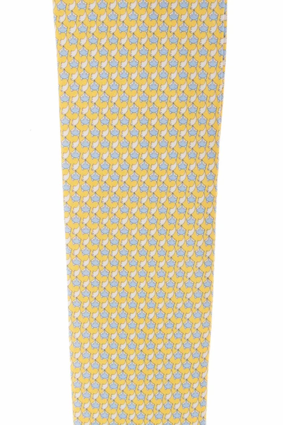 FERRAGAMO YELLOW Silk tie