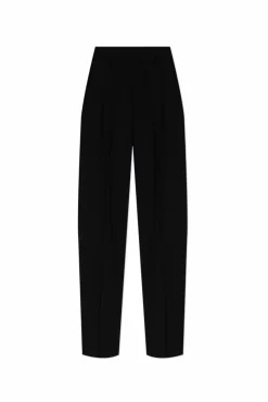 forte_forte BLACK Creased trousers āVelaā
