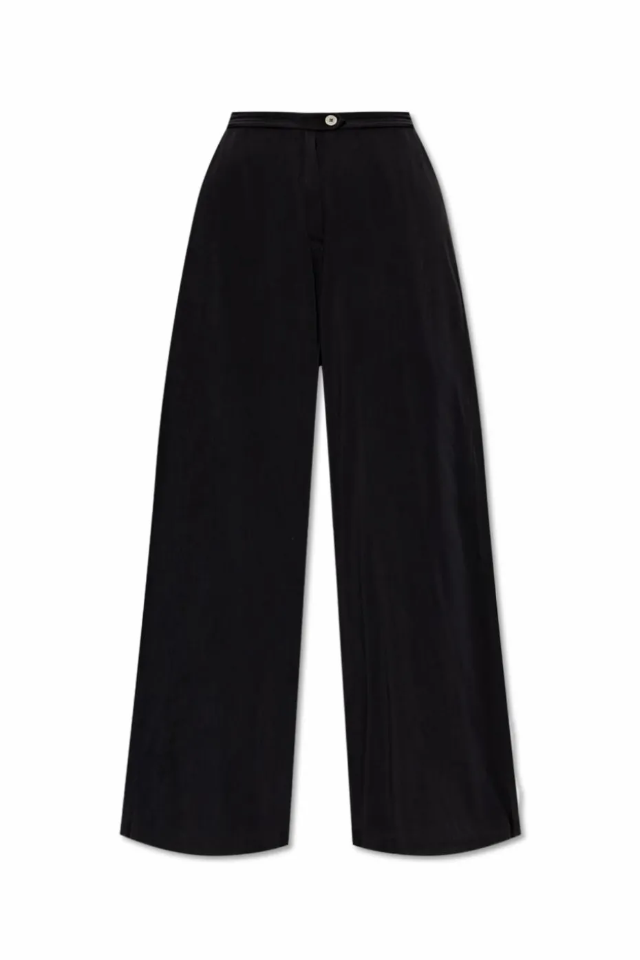 forte_forte BLACK Pants with silk finish