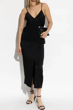 forte_forte BLACK Pencil skirt