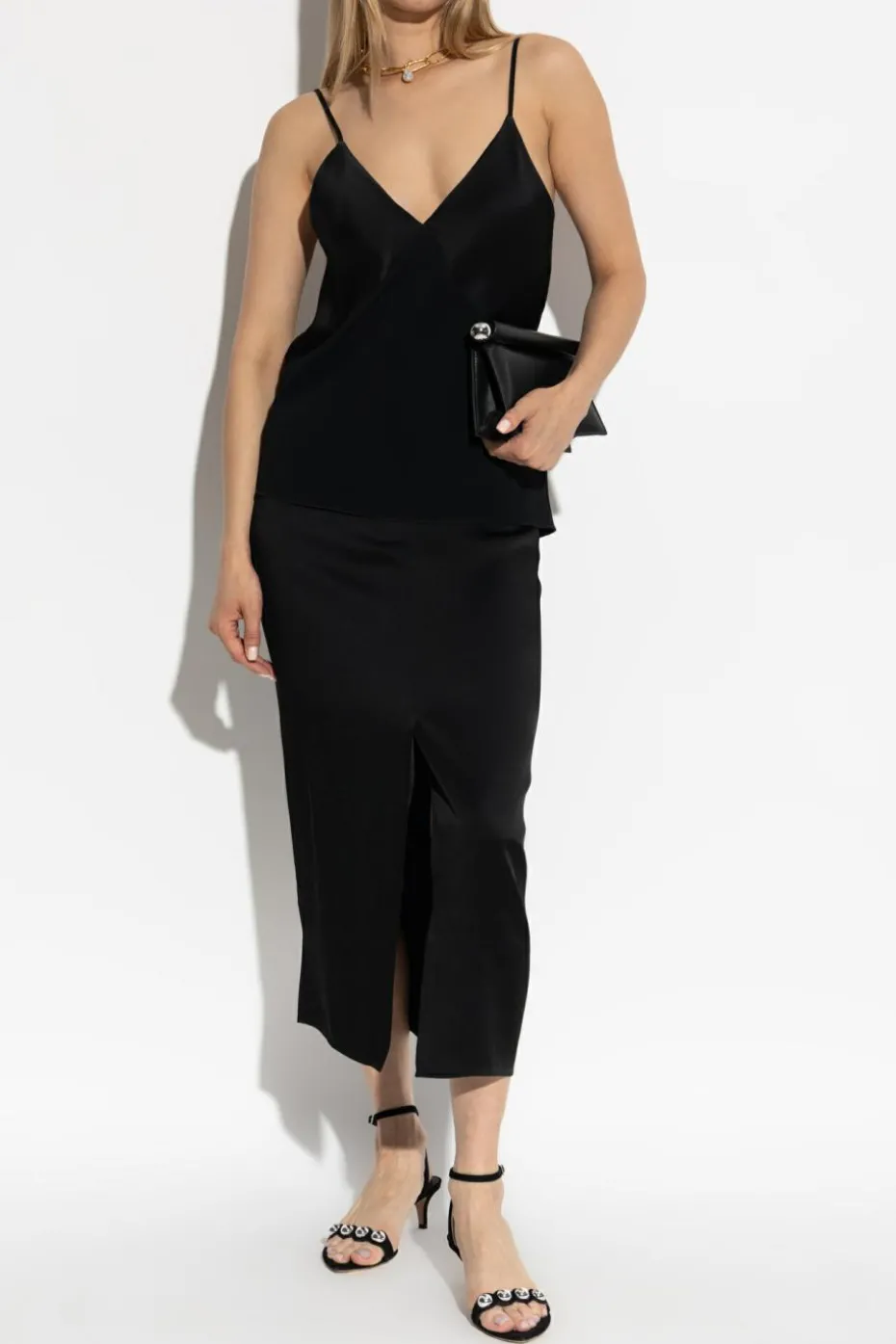 forte_forte BLACK Pencil skirt