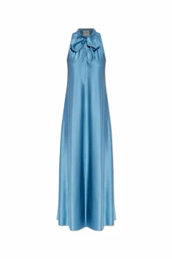 forte_forte BLUE Silk dress