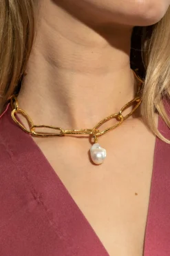 forte_forte GOLD Bronze necklace