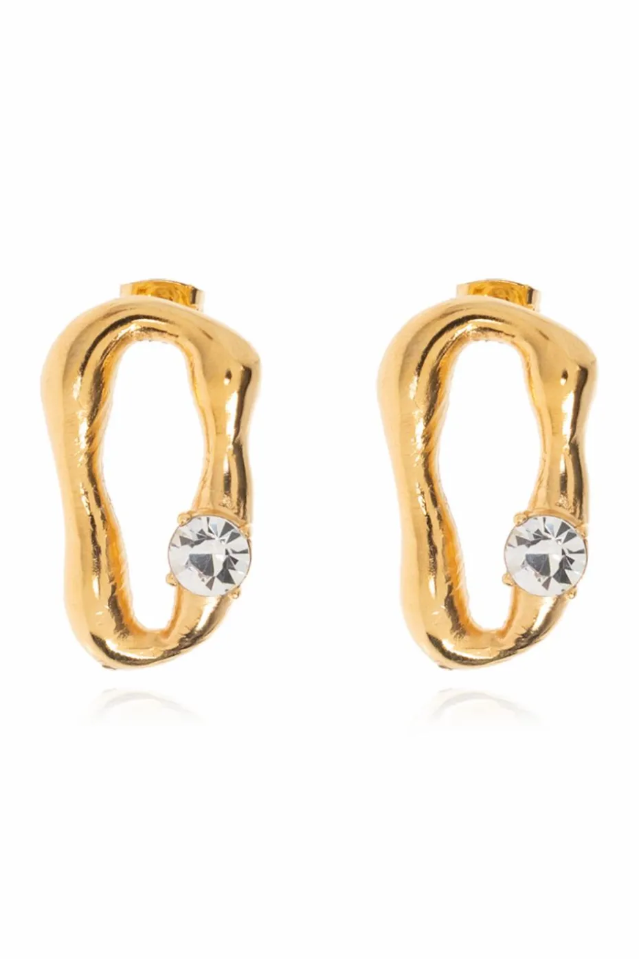 forte_forte GOLD Earrings with application