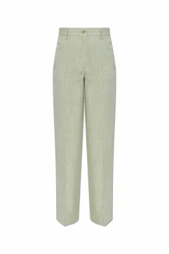 forte_forte GREEN Creased pants
