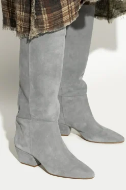 forte_forte GREY Leather boots