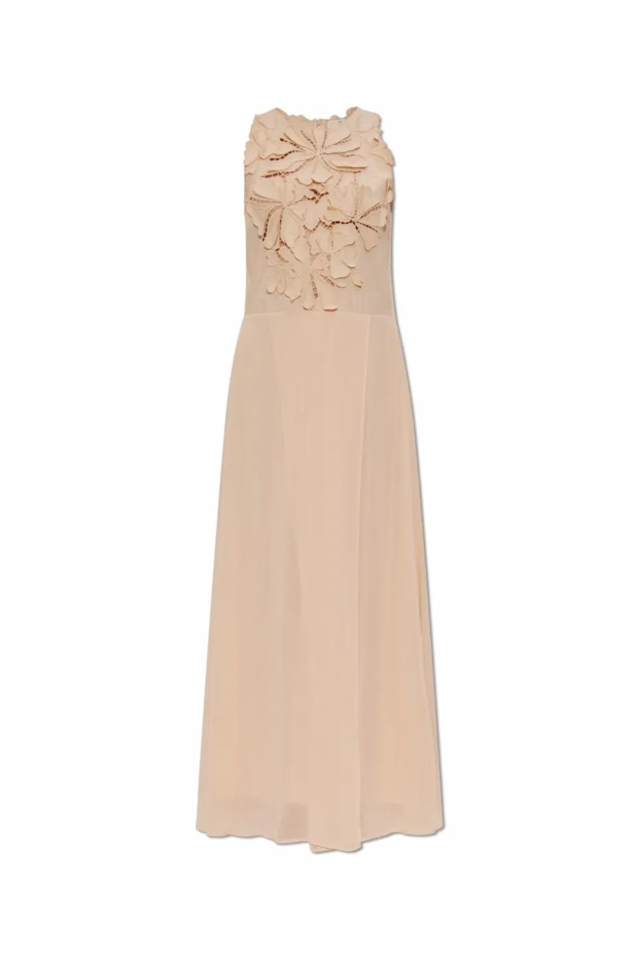 forte_forte PINK Dress with floral trim