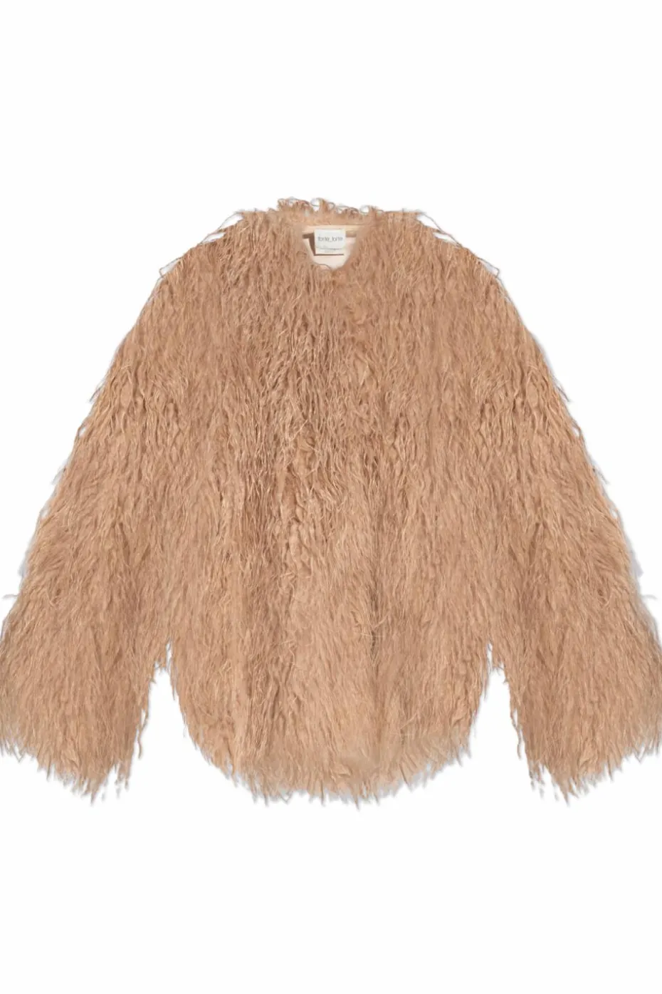forte_forte PINK Faux fur jacket