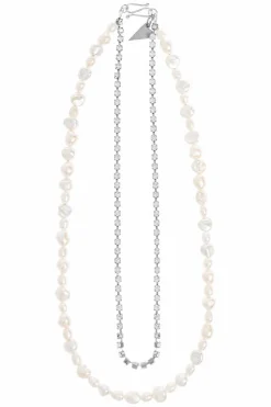 forte_forte WHITE Double necklace