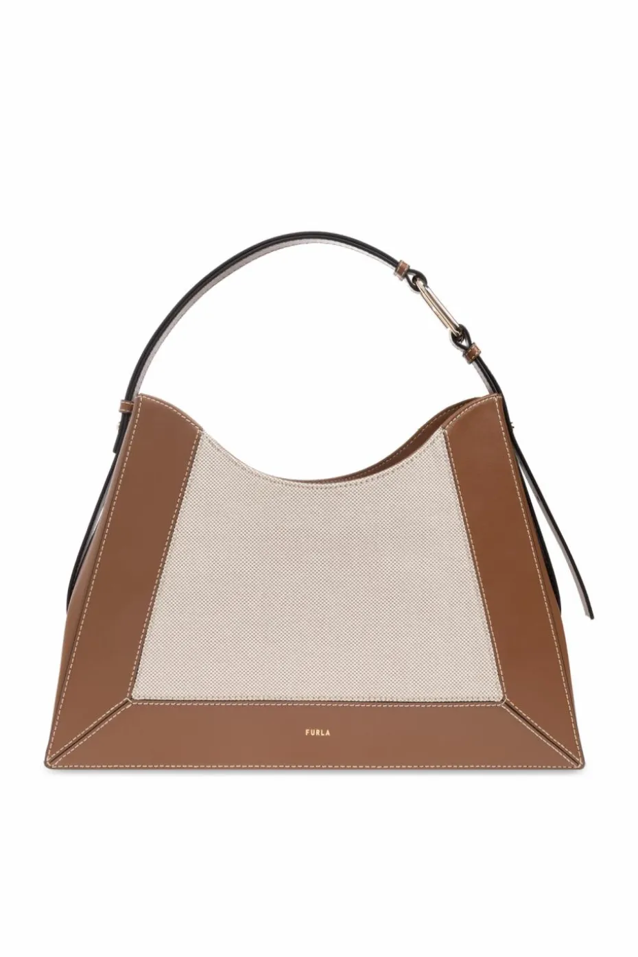 Furla beige Baia Large shopper bag