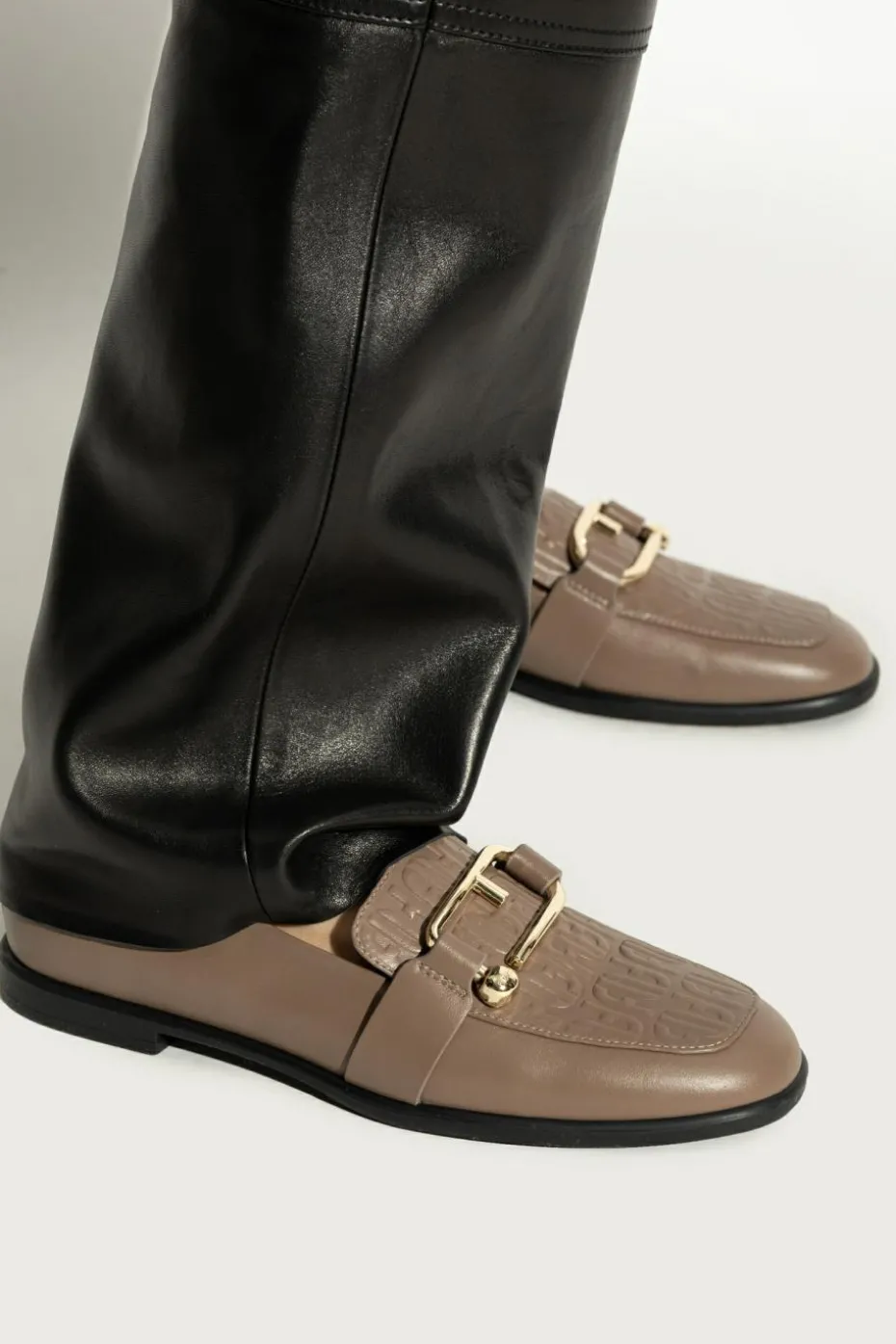 Furla beige “Nuvola” loafers