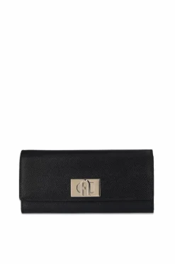 Furla BLACK ā1927ā wallet with logo