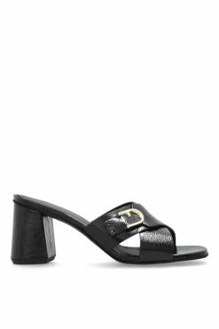 Furla BLACK Chic heeled mules