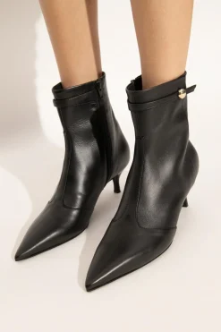 Furla BLACK "Heeled ankle boots 'Sfera'"