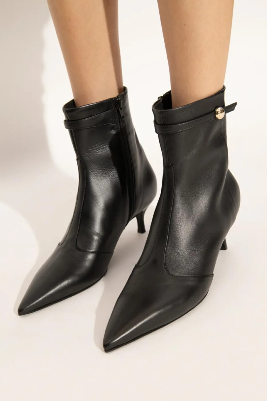 Furla BLACK "Heeled ankle boots 'Sfera'"