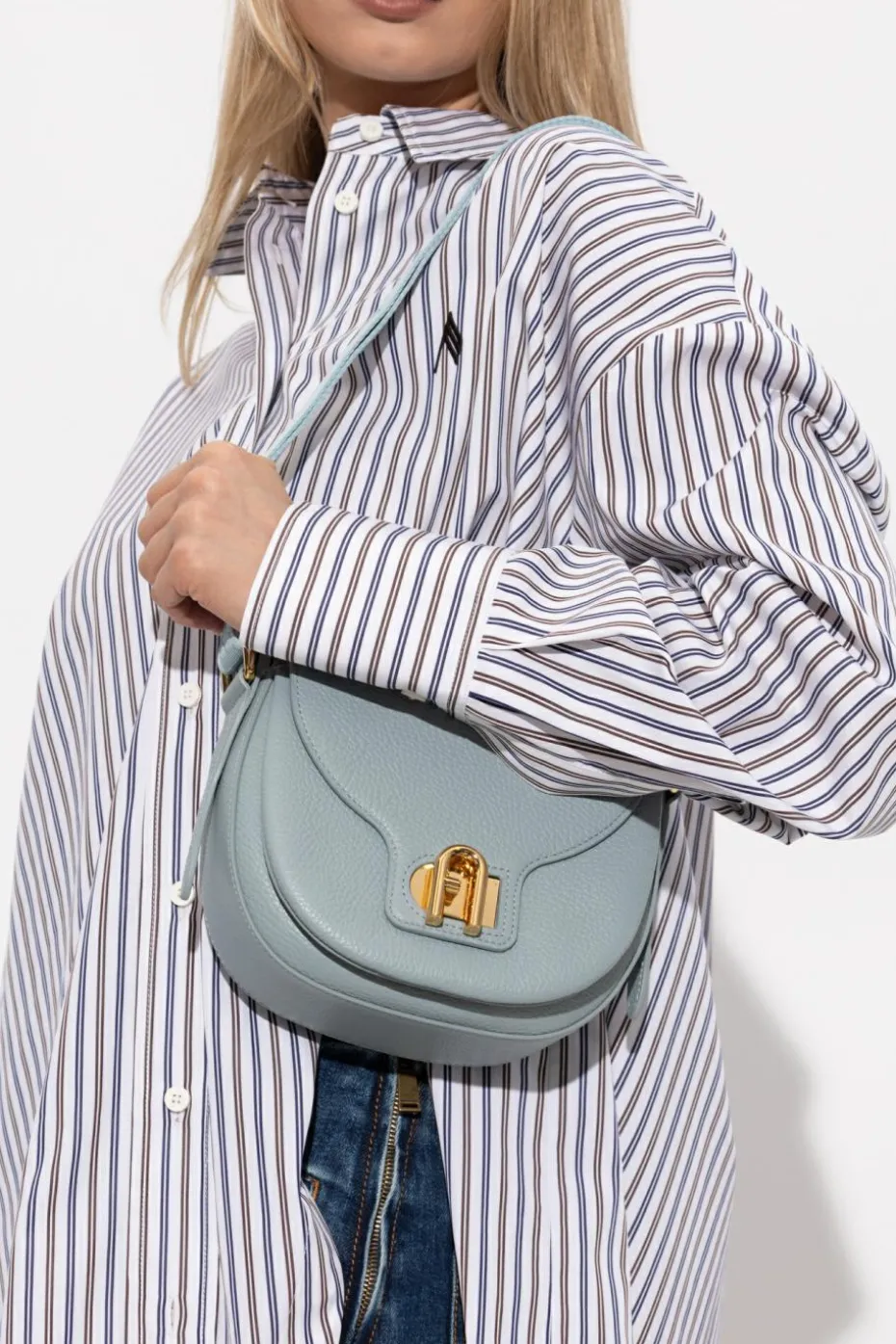 Furla BLUE Shoulder bag "Lotus Mini"