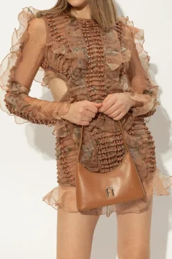Furla BROWN Shoulder bag Diamante Mini