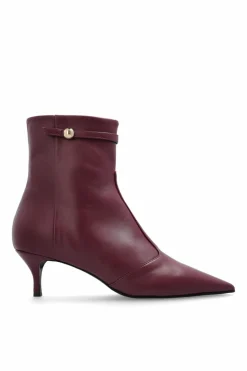Furla BURGUNDY "Heeled ankle boots 'Sfera'"