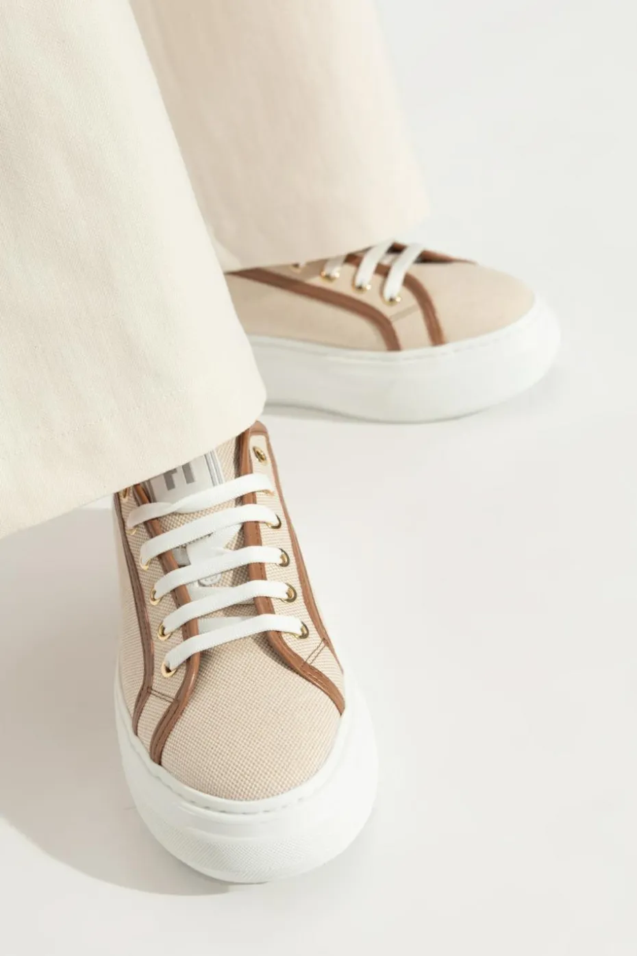 Furla cream Sneakers Nuage