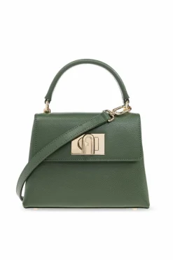 Furla GREEN Handbag `1927 Mini`