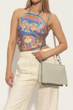 Furla GREEN Shoulder bag `Nuvola Small`
