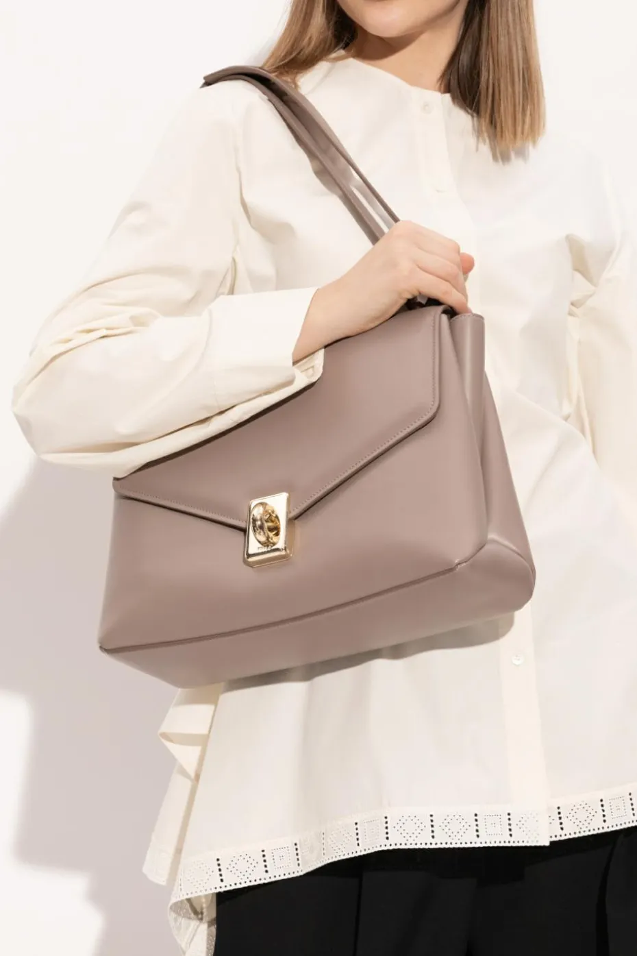 Furla GREY Shoulder bag Meridiana