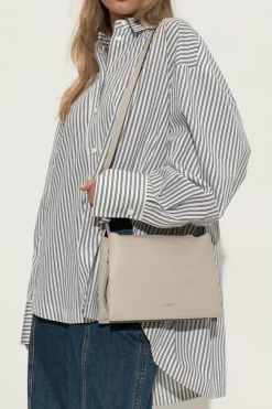 Furla GREY Shoulder bag `Nuvola Small`
