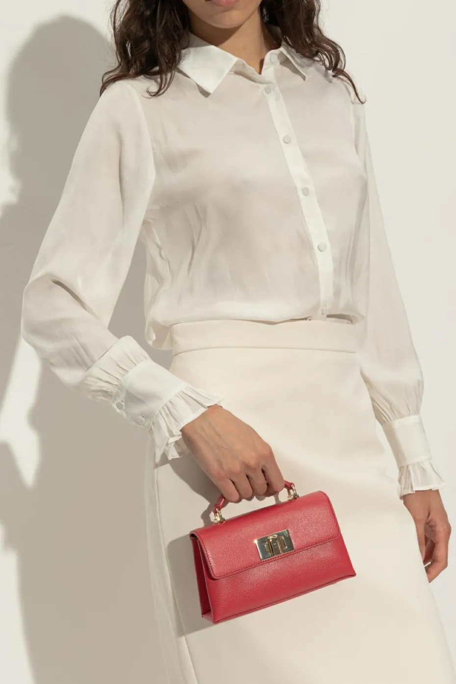 Furla RED Handbag `1927 Mini`
