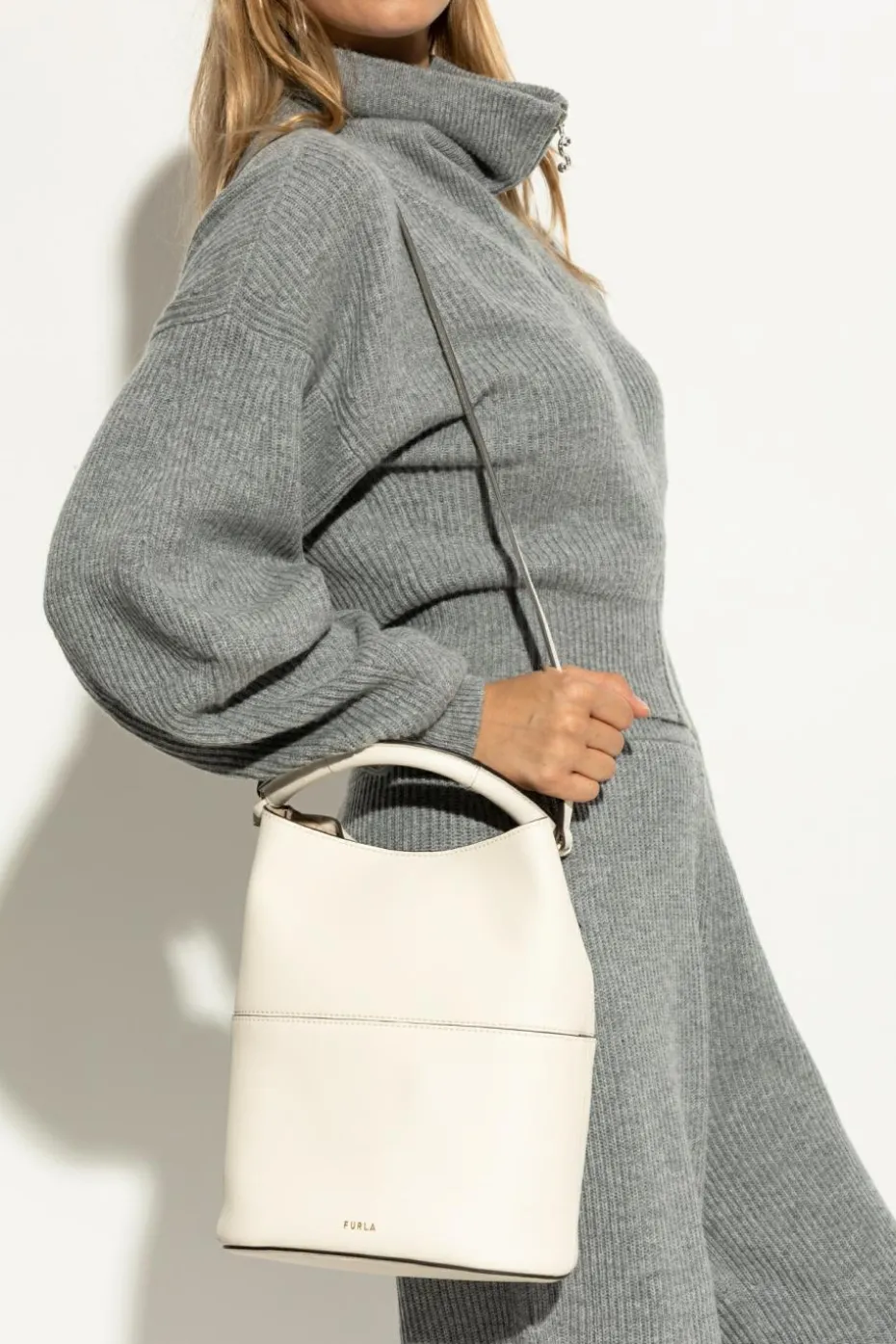 Furla WHITE Handbag "Sfera Small"