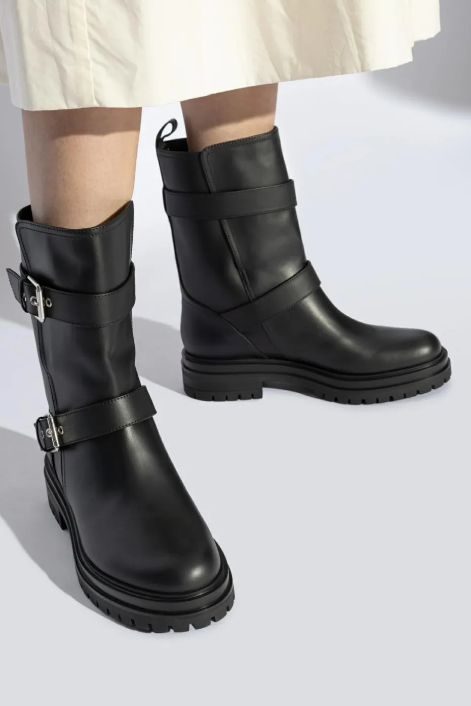 Gianvito Rossi BLACK Ankle Boots Thiago