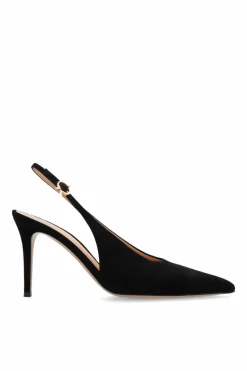 Gianvito Rossi BLACK "Heeled shoes 'Robbie Sling'"