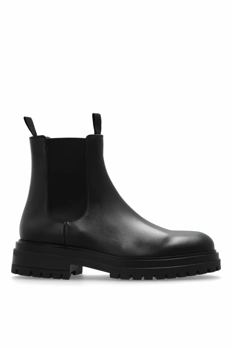 Gianvito Rossi BLACK Leather ankle boots Chester