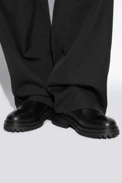 Gianvito Rossi BLACK Leather ankle boots Chester