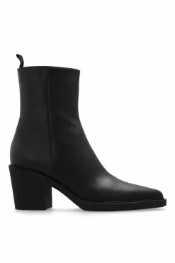 Gianvito Rossi BLACK Leather ankle boots Dylan Gianvito Rossi