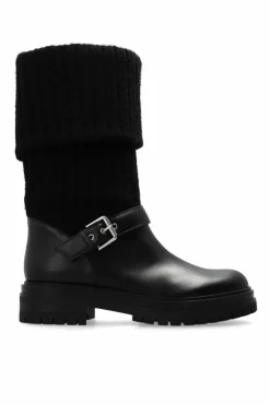 Gianvito Rossi BLACK Leather boots āThursoā
