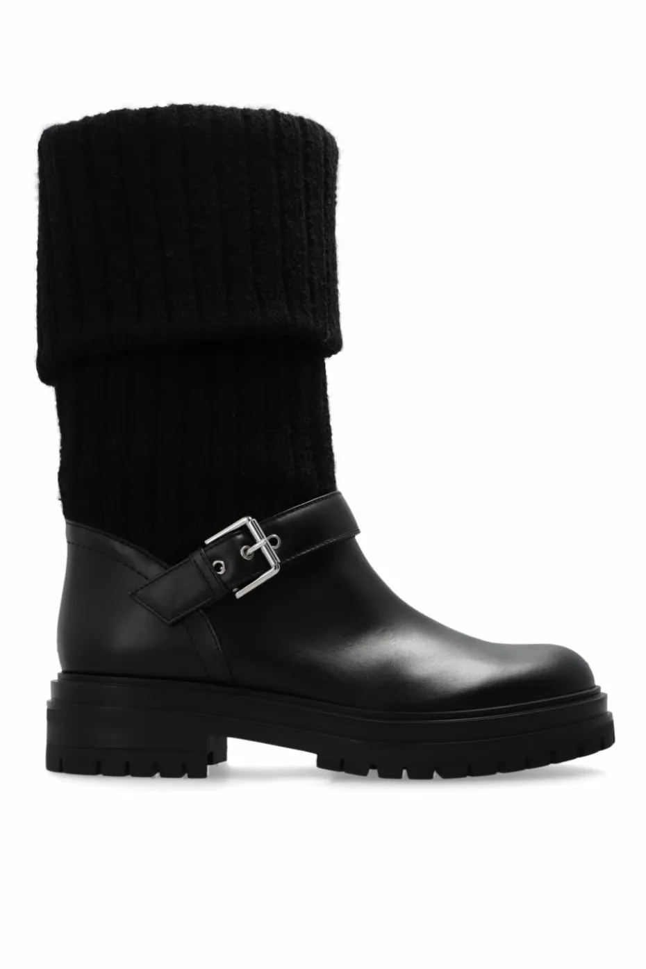 Gianvito Rossi BLACK Leather boots ‘Thurso’