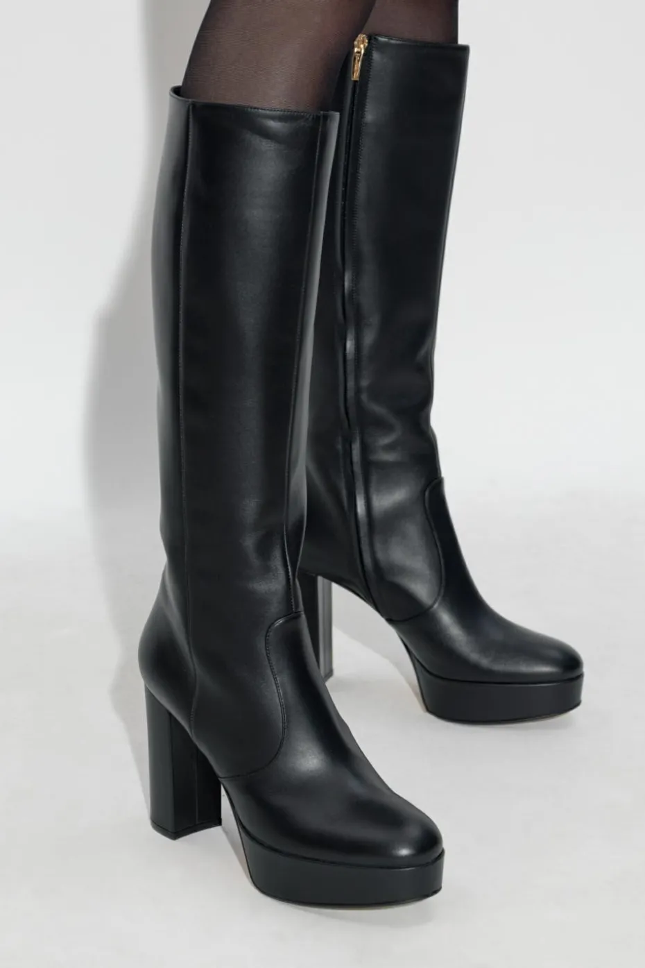 Gianvito Rossi BLACK Platform boots 'Portree'