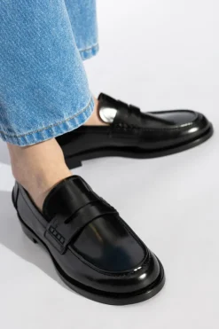 Gianvito Rossi BLACK Shoes 'Michael' type 'loafers'
