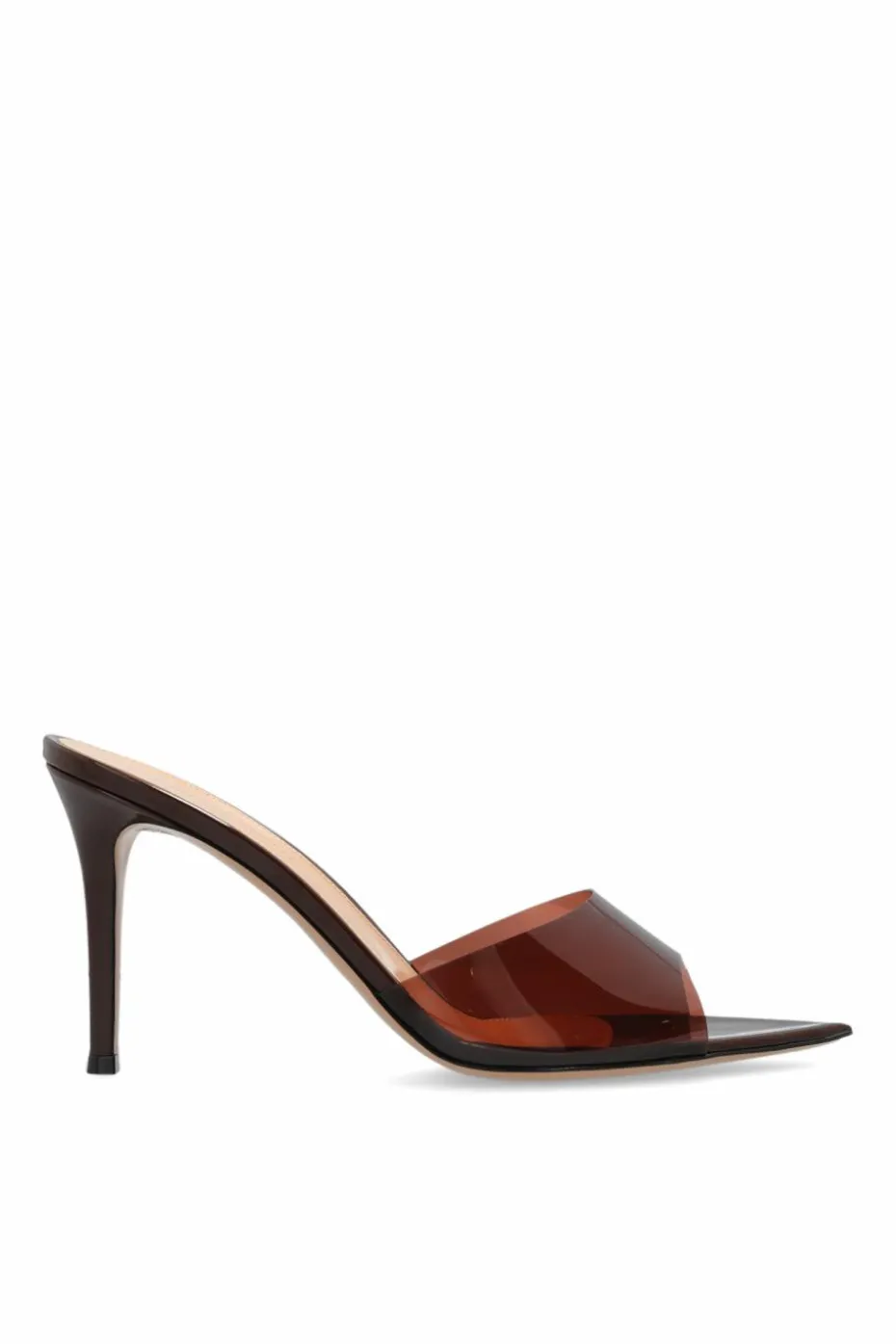 Gianvito Rossi BROWN Heeled mules "Elle"