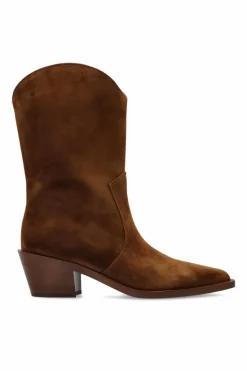 Gianvito Rossi BROWN Leather cowboy boots