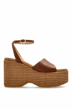 Gianvito Rossi BROWN Wedge sandals Thalia