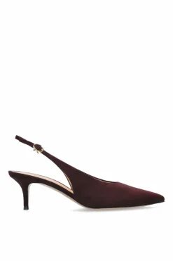 Gianvito Rossi BURGUNDY Heeled shoes "Robbie"