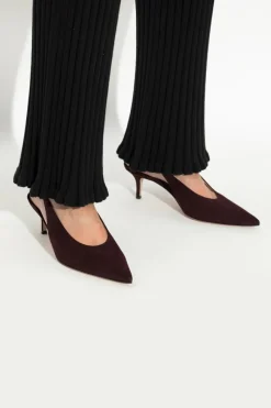Gianvito Rossi BURGUNDY Heeled shoes "Robbie"