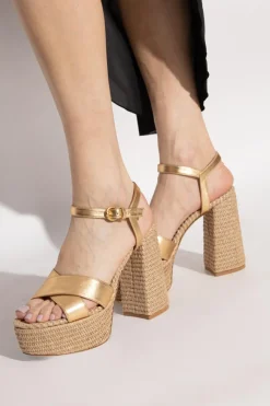 Gianvito Rossi GOLD Bebe platform sandals