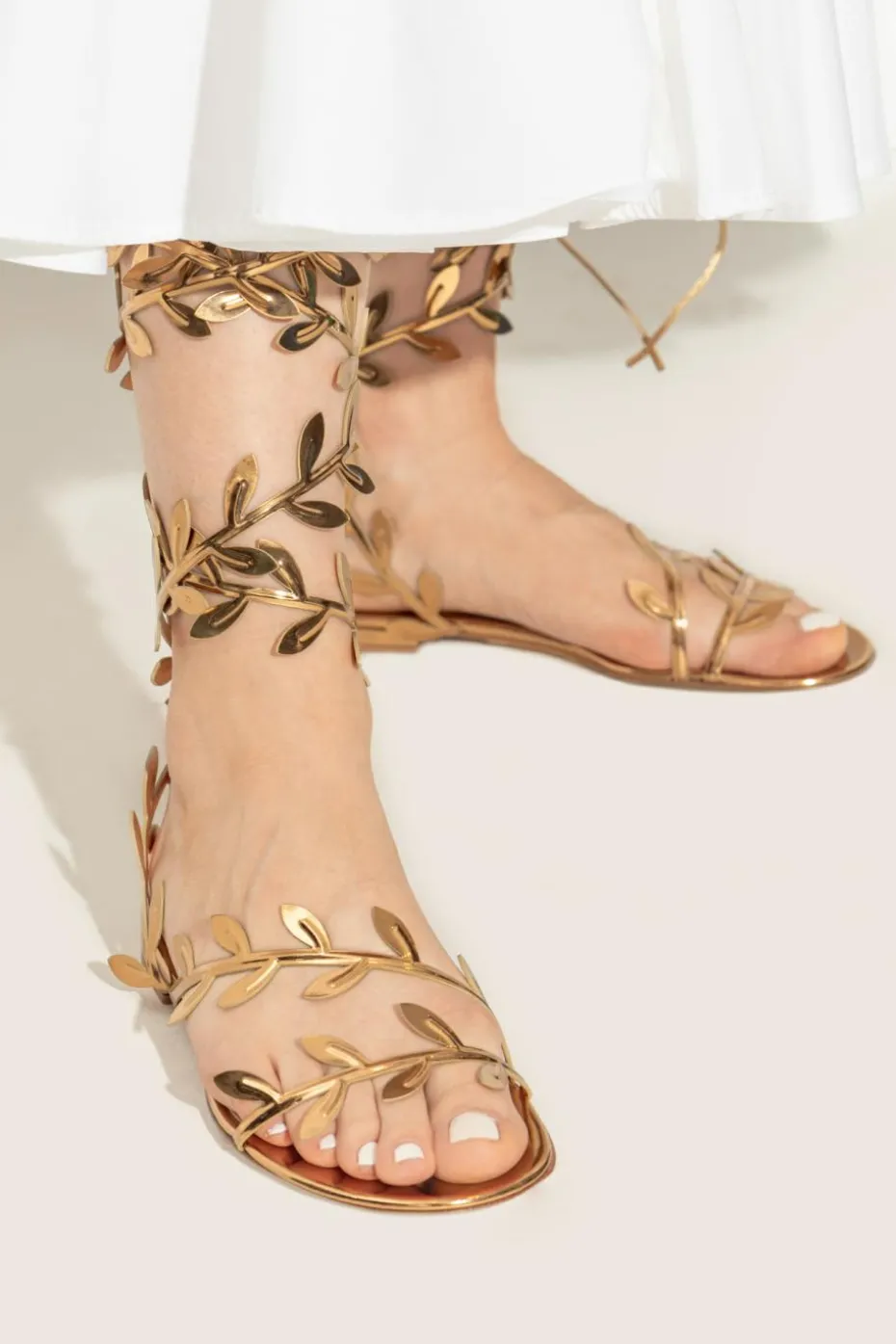 Gianvito Rossi GOLD Leather shoes