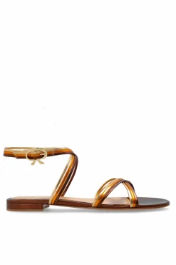 Gianvito Rossi GOLD Leather sandals