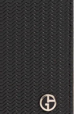 Giorgio Armani BLACK Card case with note clip